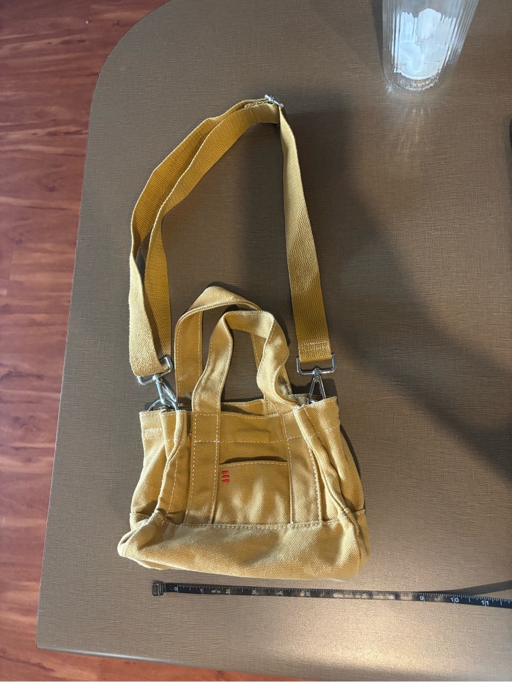 Mustard Canvas Crossbody & Handbag - Picture 2 of 2